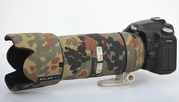 ROLANPRO Nepremokavé Objektív Kamufláž Kabát Daždi Kryt pre Canon EF 70-200 mm F2.8 L JE III USM Zbrane Ochranné puzdro Puzdro DSLR