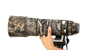 ROLANPRO Nylon Nepremokavé Objektív Kamufláž Daždi Kryt pre Sony FE 200-600 mm F5.6-6.3 G OSS Objektív Ochranné puzdro Zbrane, Oblečenie