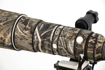 ROLANPRO Nylon Nepremokavé Objektív Kamufláž Daždi Kryt pre Sony FE 200-600 mm F5.6-6.3 G OSS Objektív Ochranné puzdro Zbrane, Oblečenie