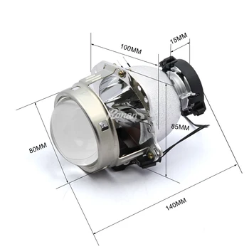 RONAN EVOX-R V2.0 D2S Bi xenon Projektor Šošovky Svetlometu retrofit E60 E39 X5 E53 A6 C5 C6 A8 pre Benz W211 209