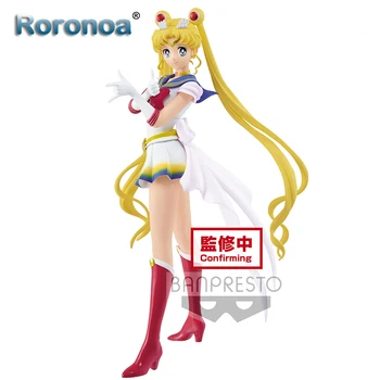 RORONOA Pôvodné Banpresto Lesk & Glamours Sailor Moon PVC Akcie Obrázok Zberateľskú Model Bábiky Hračky Figurals Brinquedos