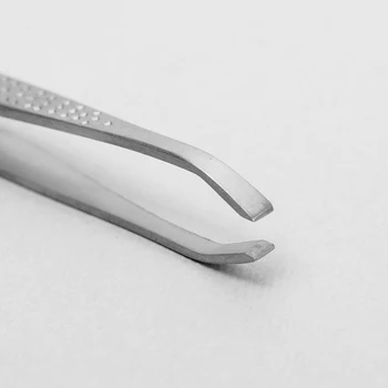 Rovné kliešte, úzke, 9.5 cm, matt silver, PTEC-704-D Pinzety špecifikácie oprava ručné nástroje