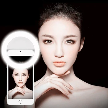 Rovtop 36 LED Žiarovky Selfie Svetlo Pre Iphone Osvetlenie v Noci Tma Fotografie Krúžok Selfie Krúžok Pre Všetky Smartphone