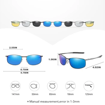 ROYAL DIEVČA Polarizované Photochromic slnečné Okuliare Pánske Prechod Objektív Jazdy Okuliare Samec Vodič Safty Okuliare Oculos Gafas ss107