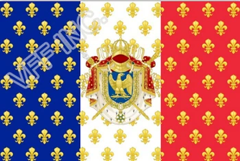 Royal Standard Napoleon Francúzska Vlajka štátna Vlajka 3 ft x 5 ft Polyester Banner Lietania 150* 90 cm Vlastné vlajky vonkajšie