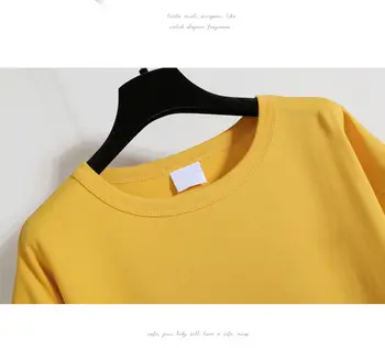 Roztomilý Dlhé tričko Žlté Šaty 2 Dielna Sada Ženy Oblečenie Bežné 2 ks Topy a Sukne Nastaviť Plus Veľkosť Letné 2 Dielna Sada Oblečenie
