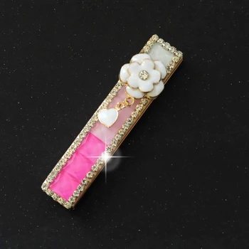 Roztomilý Kamienkami Ružová Elektrické USB Zapaľovač Dropship Dodávateľov Nabíjateľná Flameless Vetru Ľahšie Fajčenie Príslušenstvo