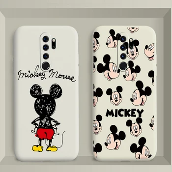 Roztomilý Kreslený Disney Sitich Minnie Mouse Mickey Mouse Telefón Puzdro Pre Xiao Redmi Poznámka 8 Pro Mäkké Silikónové Protction Kryt