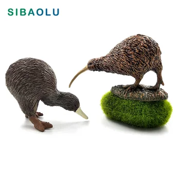 Roztomilý Simulácia Malý vták kiwi sošky zvierat Model Bonsai domova miniatúrne víla, záhradné dekorácie, doplnky obrázok hračka