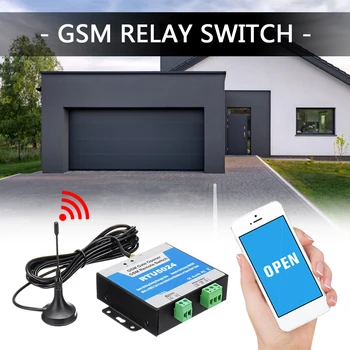 RTU5024 GSM Brány Otvárač Relé Bezdrôtové Diaľkové Ovládanie Dvierok Prepínač Free Call 850/900/1800/1900MHz