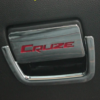 Rukavice Box Rukoväť Kryt Copilot Skladovanie Spona Strane Misy Flitrami Nálepka pre Chevrolet Chevry Cruze Sedan Hatchback 2009 - 2016