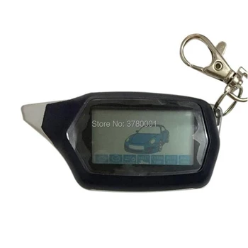 Ruská verzia C9 LCD Diaľkové Ovládanie príveskom pre starline C9 C6 auta, diaľkový ovládač aplikácie Keychain lcd, obojsmerné auto alarm systém