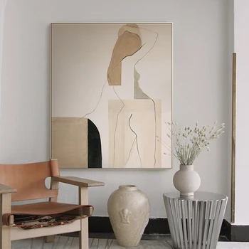 Ručné Abstraktnej Maľbe Na Plátno Umenie, Nástenné Maľby Veľký Múr Umenia Moderného Umenia Minimalistické Umenie Domova