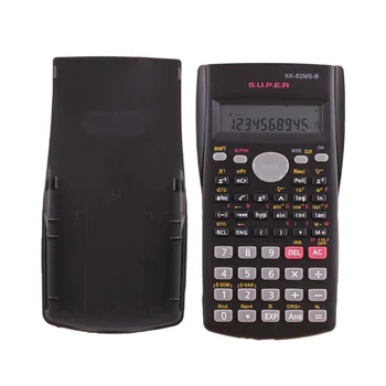 Ručné Študenta Vedecká Kalkulačka 2 dvojriadkový Displej 82MS-B Prenosný Multifunkčný Kalkulačka pre Vyučovanie Matematiky