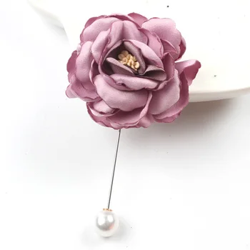Ručné Ženy Moslimských Kvet Dizajn Brošňa Klope Šatku Pin Vyhovovali Stick Brošne Svadby Ženích Kvetinové Šperky Príslušenstvo