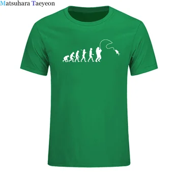 RYBOLOV Vývoj Módy Tlače Lete Muži T-shirt Oblečenie Bavlnené Tričko Harajuku Bežné Krátke Rukávy Top Funny Tees