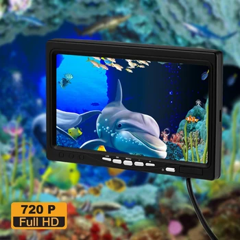 Ryby Finder Podmorský Rybolov Kamera HD 1280*720 Screen12pcs Biele Led diódy+12pcs Infračervené Lampy Kamera Pre Rybolov 16GB Nahrávania