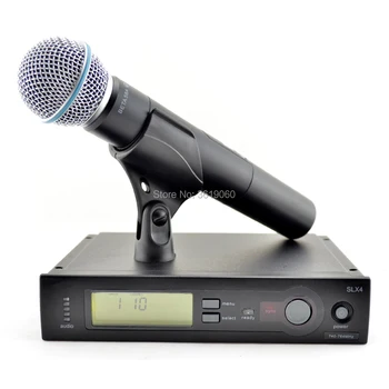Rýchle dodanie ,SLX24/BETA58A Vysoko Kvalitné Bezdrôtové jeden ručný Mikrofón UHF Bezdrôtový Mikrofón