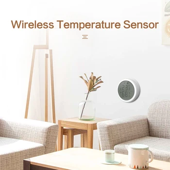 Rýchle Dodanie Teplota A Vlhkosť, Senzor S LCD Displejom Práca S TuYa ZigBee Hub-Napájaný z Batérií Inteligentný Život