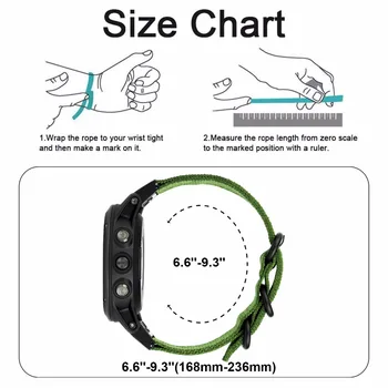 Rýchle Jednoduché Nosenie Nylon Watchband 22 mm pre Garmin Fenix 5/5 Plus/Predchodcu 935/Prístup S60 Plátno Sledovať Kapela Oceľovou Sponou Pásik