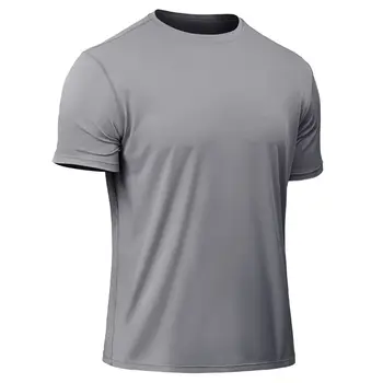 Rýchle Suché Kompresie pánske, Krátky Rukáv T-Shirts Beží Tričko Fitness Tesný Tenis Futbal Dres Telocvični Športového oblečenia