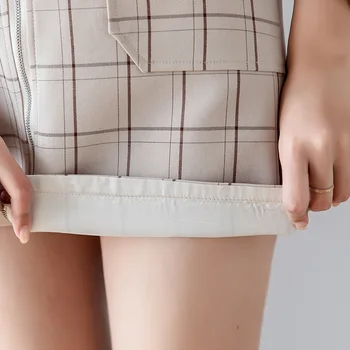 S-2xl Koberčeky Vysoký Pás Jeseň Sukne Ženy 2020 Lete Šifón Mini Sukne Plus Veľkosť Jar kórejský Sexy Hip Sukne Falda Mujer