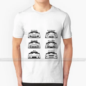 S - Šasi T Shirt Vlastný Dizajn Bavlny Pre Mužov, Ženy T-Shirt Letné Topy 240Sx Nissan Silvia S13 S14 S15 Auto Autá Voiture Jdm