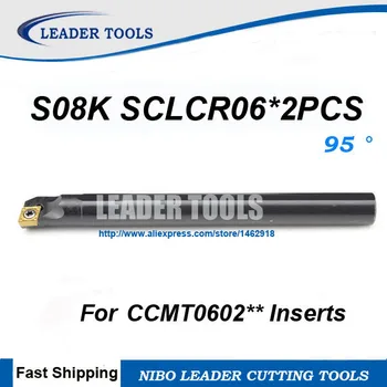 S08K-SCLCR/SCLCL 06 Nudné Bar,Vnútorný nástroj na sústruženie,CNC stroj držiaka nástroja,Sústruh rezný nástroj,nudné nástroj pre CCMT0602 Vložky