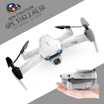 S162 drone rc dron GPS 4K quadcopter WIFI FPV letu 20 minút vzdialenosť 500m smart vrátiť hračky PK SG907 pro S167 F8 X81