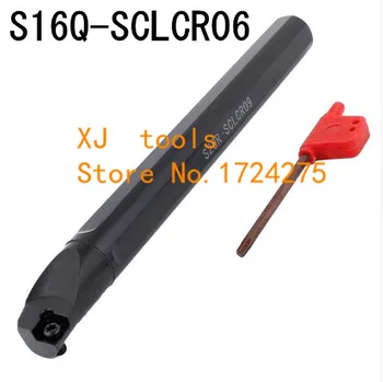 S16Q-SCLCR06/S16Q-SCLCL06 95 stupňov Interné nástroje na sústruženie, sústruženie držiaka nástroja, Vložte peny,nudné bar pre CCMT060204
