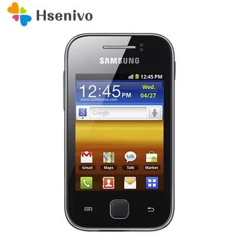 S5360 Originálne Odomknutý Samsung Galaxy Y S5360 3.0 Palcov android GPRS GSM Lacný Mobilný Telefón zrekonštruovaný