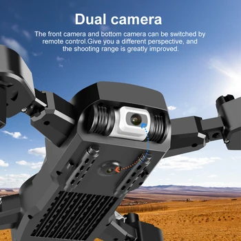 S60 4K Videa 1080P Gimbal Full HD Dual Camera Profesionálne RC Drone FPV 2.4 G WIFI Quadcopter Jedným z Kľúčových Vrátiť Skladacia