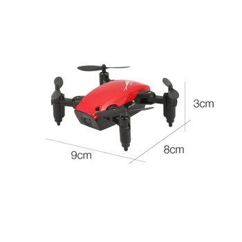 S9 2.4 G Mini Skladacia Drone RC Drone 360 Stupeň Flip Jedno-Tlačidlo Návrat Bezhlavého Režim H/L Rýchlosť Prepínač RC Quadcopter so Svetlom