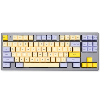 SA profil Farbivo Sub Keycap Nastaviť PBT plastové lily béžová farba fialová pre mechanické klávesnice béžová šedá cyan gh60 xd64 xd84 xd96 87 104