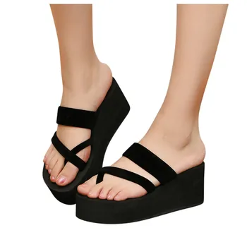 SAGACE 2020 Nové Flip-flops dámske Outdoorové Sandále Non-slip Ploché Sandále Domov, Voľný čas na Pláži, Kliny Papuče Bežné Čistenie