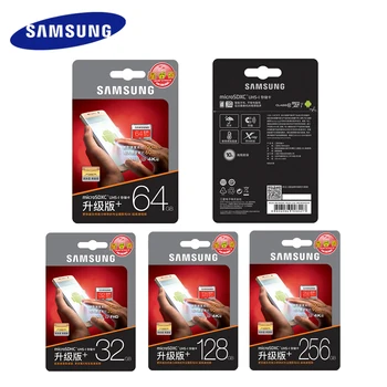 SAMSUNG EVO EVO plus Micro SD Karty 128 GB 32 GB MicroSDHC Class10 MicroSDXC UHS-1 256 gb Pamäťovú kartu MicroSD 64GB cartao de memoria