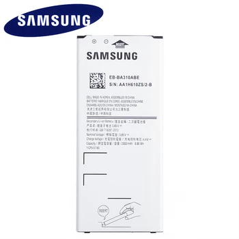 Samsung Náhradné Batérie Pre Samsung Galaxy A3 2016 Edition A310 A310F A310M A310Y A310F/DS DUA EB-BA310ABE 2300mAh NFC