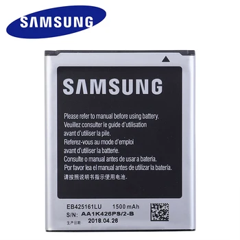 Samsung Originálne Batéria EB425161LU Pre Galaxy S Duos S7562 S7566 S7568 i8160 S7582 S7560 S7580 i8190 i739 i669 J1 Mini 1500mAh