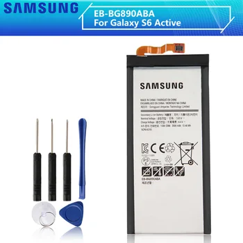 SAMSUNG Originálne Náhradné Batéria EB-BG890ABA Pre Samsung GALAXY S6 Aktívne G870A G890A 3500mAh