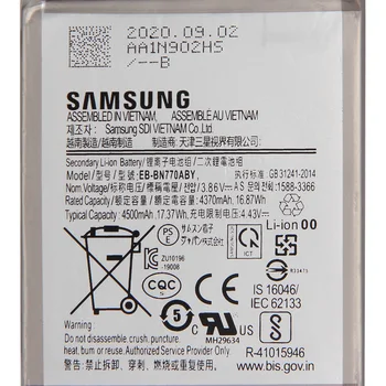 SAMSUNG Originálne Náhradné Batéria EB-BN770ABY Pre Samsung Galaxy Note10 Lite 4500mAh