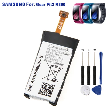 SAMSUNG Originálne Náhradné Batéria EB-BR360ABE Pre Samsung Výstroj Fit2 Fit 2 R360 SM-R360 Smart Hodinky Batérie 200mAh