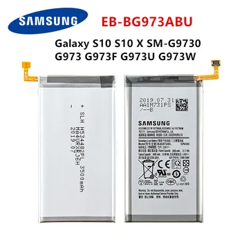 SAMSUNG Pôvodnej EB-BG973ABU 3400mAh batérie Pre Samsung Galaxy s rezacím zariadením S10 S10 X SM-G9730 SM-G973 G973F G973U G973W Mobilný Telefón +Nástroje