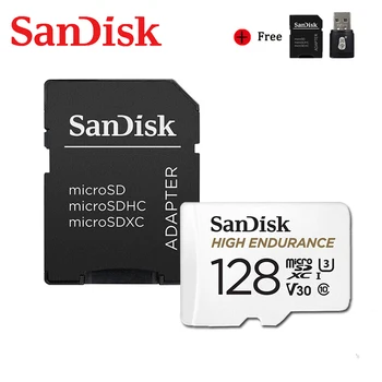 SanDisk Memory Card High Endurance Micro SD Karta 256 GB 128 GB MicroSD Karta 64 GB 32 GB TF SDHC/SDXC Class10 Karty Pri sledovaní Videa