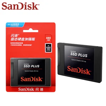 Sandisk SSD Plus dokonca vzal 120 gb 240GB SATA III SSD Hish Rýchlosť Internej jednotky ssd (Solid State Disk Pevný Disk 480GB 1 TB Pre Prenosný POČÍTAČ,