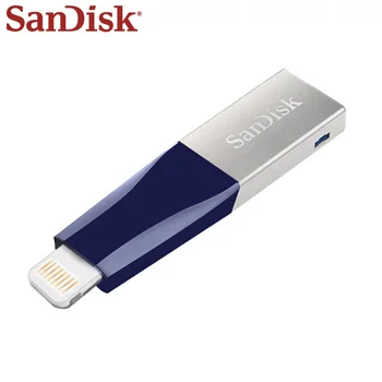 Sandisk USB Flash Disk Pre iPhone OTG Pero Disk HD Memory Stick 64GB 128GB kl ' úč Usb 3.0 Usb Stick Lightning Konektor