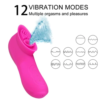Sania Vibrátor 30 Rýchlosti G-Spot Klitorisu Masér Ústne Bradavky Bulík Stimulátor Sex, Masturbácia, Jazyk Lízanie Vibrátor Žena