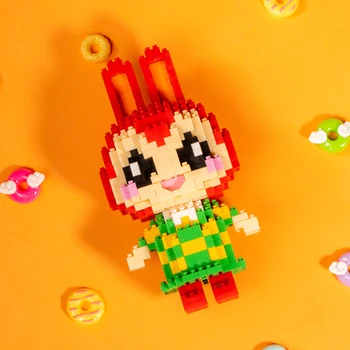 SC Hra Animal Crossing Králik Ruby Bunnie Had Pippy Mira Coco 3D Model DIY Mini Diamond Kvádre, Tehly, Budova Hračka č Box