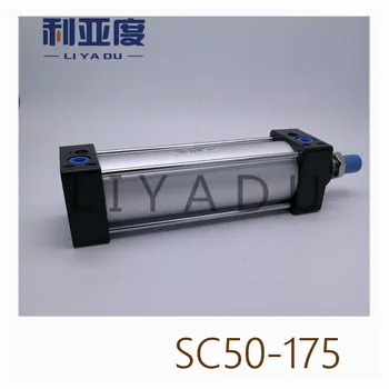 SC50*175 Tyč hliníková zliatina štandardné valec SC50X175 pneumatických komponentov 50 mm Vŕtanie 175 Mŕtvica
