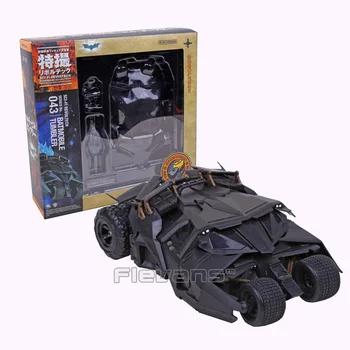SCI-FI Revoltech Series NO.043 Bruce Wayne Batmobile Tumbler PVC Akcie Obrázok Zberateľskú Model Hračka