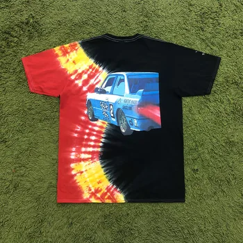 Scott Travis Jack Chlapci Hotwheels Racing tie Dye tričko,Dieťa, Dospelý Krátky Rukáv T-shirt ASTROWORLD Streetwear Hip-Hop T-shirts
